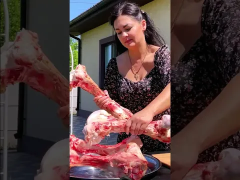 The best recipe for preparing the world's most delicious giant bone dish! #royallqt
