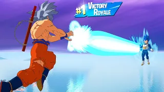 TOP 1 FORTNITE : SON GOKU NETTOIE LA MAP AVEC LE KAMEHAMEHA