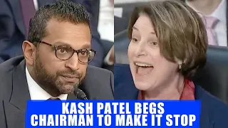 Kash Patel Begs Chairman To Stop Amy Klobuchar's Barrage Of Damning Quotes