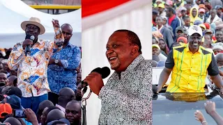 #MIRINDIMO Jinsi Rais Uhuru aonekana kupandisha mori Ruto akionekana kuelekeza dira yake kwa Raila