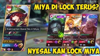 MIYA INSPIRE IS BACK! KETINGGALAN FARMING! DILOCK FANNY TOP GLOBAL! | TOP GLOBAL MIYA - MLBB