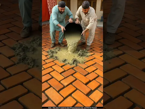 इसी कारण घरों के फर्श सालोसाल चलते हैं 🤯 #brick #floor