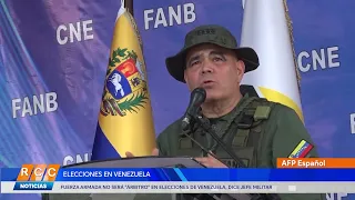 Fuerza Armada no será "árbitro" en elecciones de Venezuela, dice jefe militar