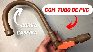 Feito com tubo de PVC