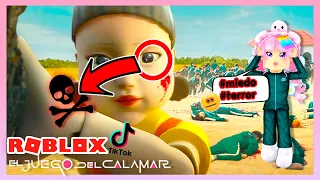 EL JUEGO DEL CALAMAR EN ROBLOX  CASI ME DA UN INFARTO ¡ES PELIGROSO! 🦑😱 ANIELICA ROBLOX