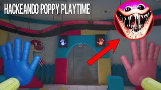 HACKEANDO POPPY PLAYTIME : QUE PASA SI ABRIMOS LA PUERTA SECRETA DONDE ESTA HUGGY WUGGY!? LO CONSIGO