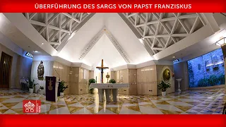 Überführung des Leichnams von Papst Franziskus in den Petersdom, 23. April 2025
