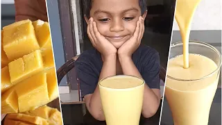 Tom&Jerry🍓 Kochu &Mom🍓 Making Tasty 🥭 MANGO MILKSHAKE 🥭🥤|Kochu Kannappan 🥰