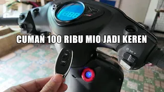 MIO PASANG START STOP ENGINE‼️MODIF MIO DANA PELAJAR