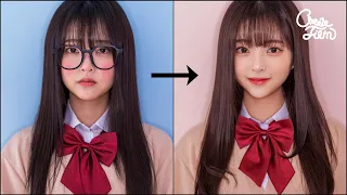 진짜 얼굴을 숨긴 여고생