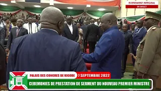 CEREMONIES INTEGRALES | PRESTATION DE SERMENT DU NOUVEAU PREMIER MINISTRE