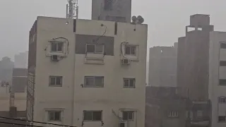 مطر ف عز الصيف معجزه من عند الله🌧🌧🌧🌧