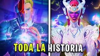 TODA LA HISTORIA OCULTA de FORTNITE (Capítulo 1 - Capítulo 2 Temporada 8) en UN VIDEO