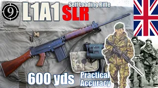 L1A1 🇬🇧 SLR [British FN FAL - Iron Sights] to 600yds (Feat. Bloke on the Range) Practical Accuracy