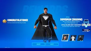 When and How to unlock Superman and his Shadow Superman Edit Style in Fortnite Chapter 2 Season 7