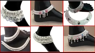 Beautiful Silver Payal Design/Silver Anklets Designs collections 2025 | anklet new model | #latest