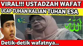 DETIK-DETIK USTADZAH WAF4T DENGAN INDAH DAN UC4P KALIMAT TAUHID