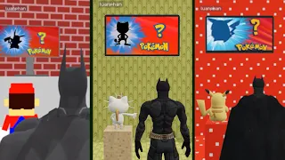 Batman 1,2,3,4 - Who's that pokemon #Shorts #luanphan