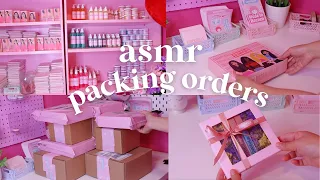 🧸 small business diary vlog 🛍️✨ ASMR organizing and packing cute orders *no talking*