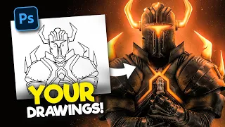 Photoshopping YOUR Drawings! | Realistified! S2E1