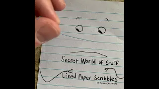 Secret World of Stuff - Lined Paper Scribbles