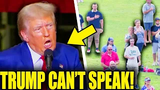 Trump VISIBLY CRUMBLES As EMPTY CROWD LEAVES PARADE!