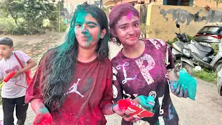 Holi mai buri tarah rang diya 😳 | Laksha Joshi