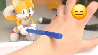 Sonic Tails Animated Figures at my house in 8 Minutes 