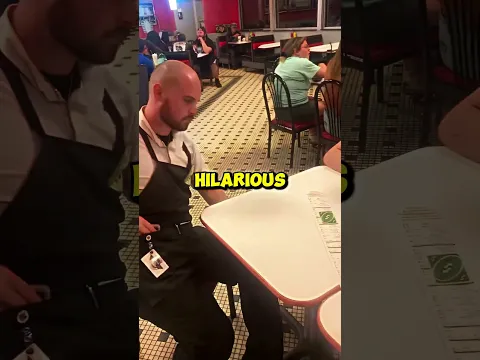 Funny Waiter UNO Reverse 😂