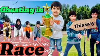 omer k sath race main cheating kis ny ki ||race competition2025#minsasaimomer