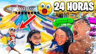 24 HORAS EN UN PARQUE ACUATICO💦Primera vez de nuestra bebé Isabella😱