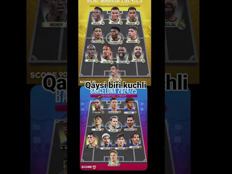 Real Madrid yoki Barselona...?