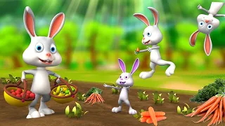 Rabbit's Lovely Family 3D Animated Hindi Moral Stories | JOJO TV Hindi