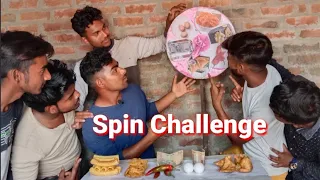 Spin Challenge || जो कुछ भी आया वो खाना पड़ेगा 🤓 Spin किया क्या @MRINDIANHACKER @MrBeast