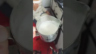Is this perfect microfoam? Latte Check! 🧐