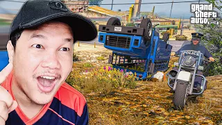 បងធំមៃខលតាមចាប់ចោរហែកគុក! GTA 5 Police Michael Cambodia