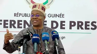 Extrait de la Conférence de presse du Ministre porte-parole du Gouvernement Ousmane Gaoual DIALLO