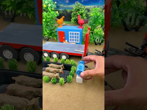 Diy mini tractor video mini water pump science project machine #NikaCreator1 #tractor #cartoon #diy