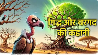 सच्ची मित्रता की मिसाल: गिद्ध और बरगद की कहानी 🌳❤️ | Moral story in Hindi | Hindu stories