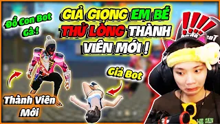 Ruby Làm BOT Giả Giọng EM BÉ Thử Lòng Độ Mê Gái Của Thành Viên Mới Và Cái Kết Là…