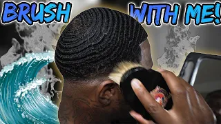 How to Brush Your 360 waves in 2022 Brush With Me!!