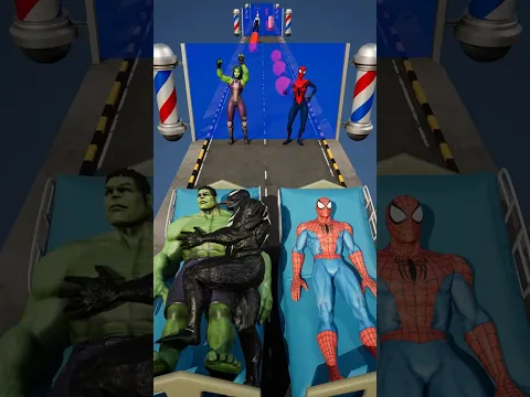 GTA V New Kiss Run Spider-man vs Hulk Funny Challenge! #gta