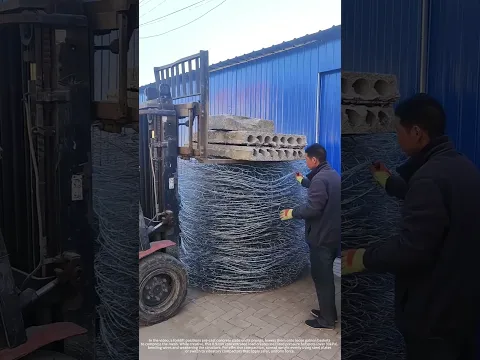 Gabion baskets compressing technique