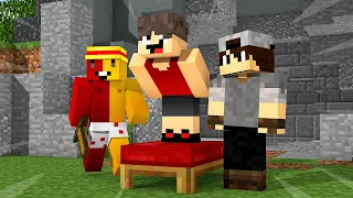 PARTIDA ÉPICA de BED WARS com o GELEIA e NOOBZINHO !!