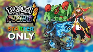 GW MENAMATKAN POKEMON INFINITE FUSION HANYA MENGGUNAKAN FUSION STARTER POKEMON (Johto Region)