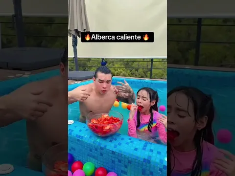 Pasamos 24 HORAS en alberca helada 🧊VS alberca caliente 🔥¿Quién logró sobrevivir? CORRAN A VERLO