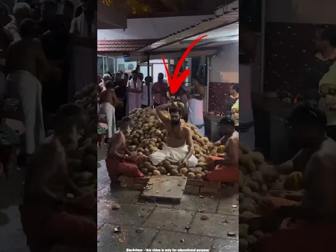 Why is the temple wasting food ? #shorts