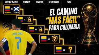 Así sería el camino “soñado” para Colombia en el mundial. 