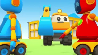 Leo the Truck and Big Trucks. Car Cartoons Full Episodes for Kids