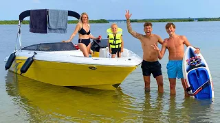 DE HELE DAG GEK DOEN OP HET WATER!